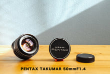 画像をギャラリービューアに読み込む, PENTAX Takumar 50mmF1.4 【完動品】PENTAX SP、SPFなどに!M42マウント(スクリューマウント)