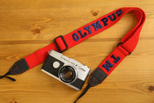 Load image into Gallery viewer, Super rare❗️OLYMPUS red x navy strap vintage