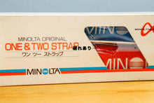 Load image into Gallery viewer, Super rare❗️Minolta two-color strap blue x red unused item limited to 3 pieces❗️
