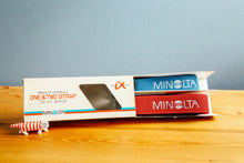 Load image into Gallery viewer, Super rare❗️Minolta two-color strap blue x red unused item limited to 3 pieces❗️