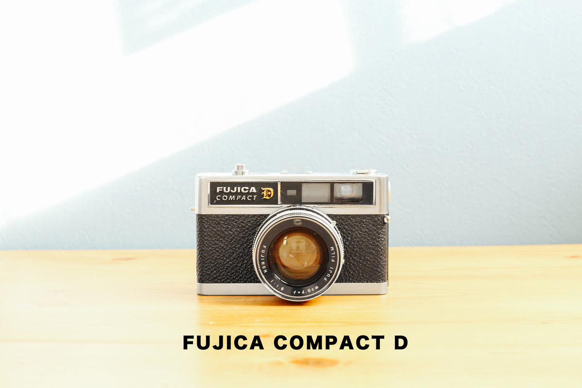 送料無料 [希少]FUJICA フジカ COMPACT D コンパクト フィルムカメラ