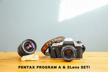 画像をギャラリービューアに読み込む, PENTAX PROGRAM A パンダカラー🐼【希少❗️】【完動品】選べるレンズセット❗️