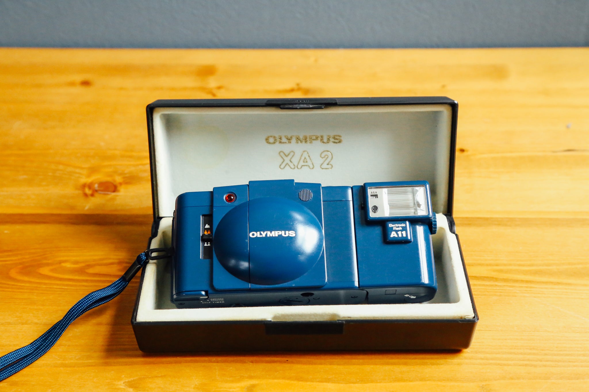 OLYMPUS XA2 BLUE【完動品】 – Ein Camera