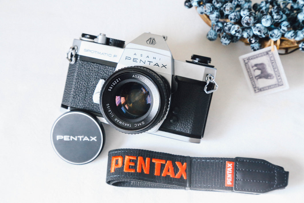 🎞 PENTAX SPF & Takumar 55mm F1.8 レンズ付き❗️露出計不動【動作品・整備済み】