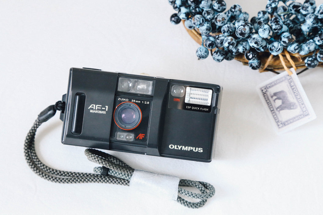 OLYMPUS AF-1 完動品📷家庭用防水☔️ストラップ付き🎁初心者さんにもおすすめ✨