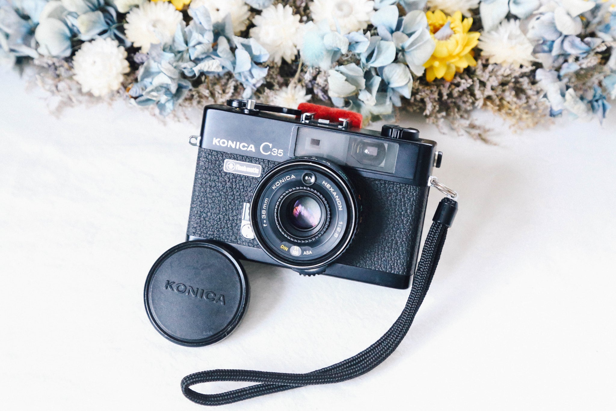 憧れの Konica C35 Flashmatic【希少✨ブラックボディ🐦‍⬛】【完動品 フィルムカメラ