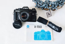 画像をギャラリービューアに読み込む, Minolta X-700 ブラックボディ❗️明るい広角レンズ付き✨【完動品】
