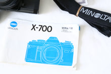 画像をギャラリービューアに読み込む, Minolta X-700 ブラックボディ❗️明るい広角レンズ付き✨【完動品】
