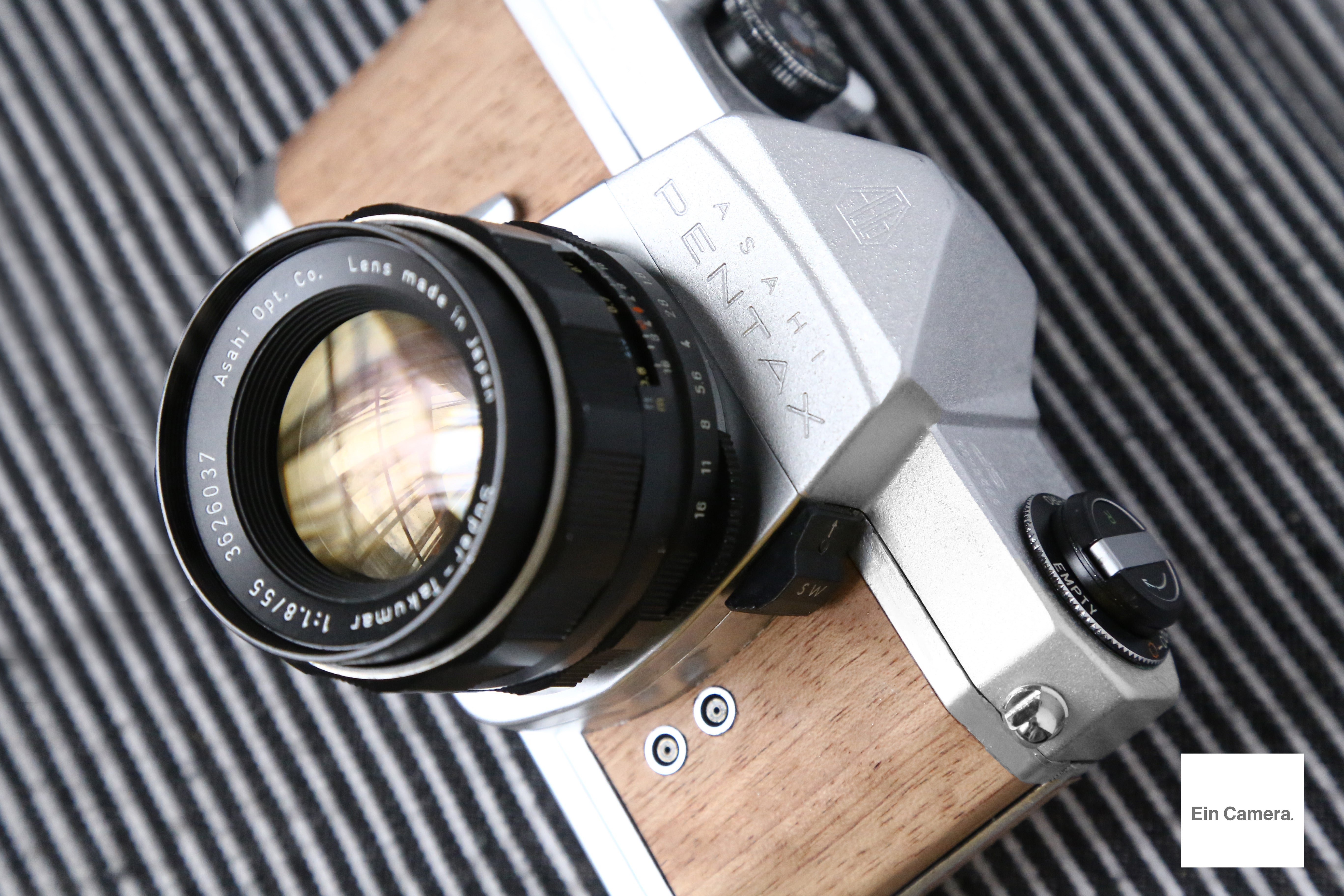 個性派ペンギンカラー★pentax sp +タクマー1.8★完動＊美品＊初期保証 オールドレンズ】「ペンタックス スーパータクマー55mm F1.8」と