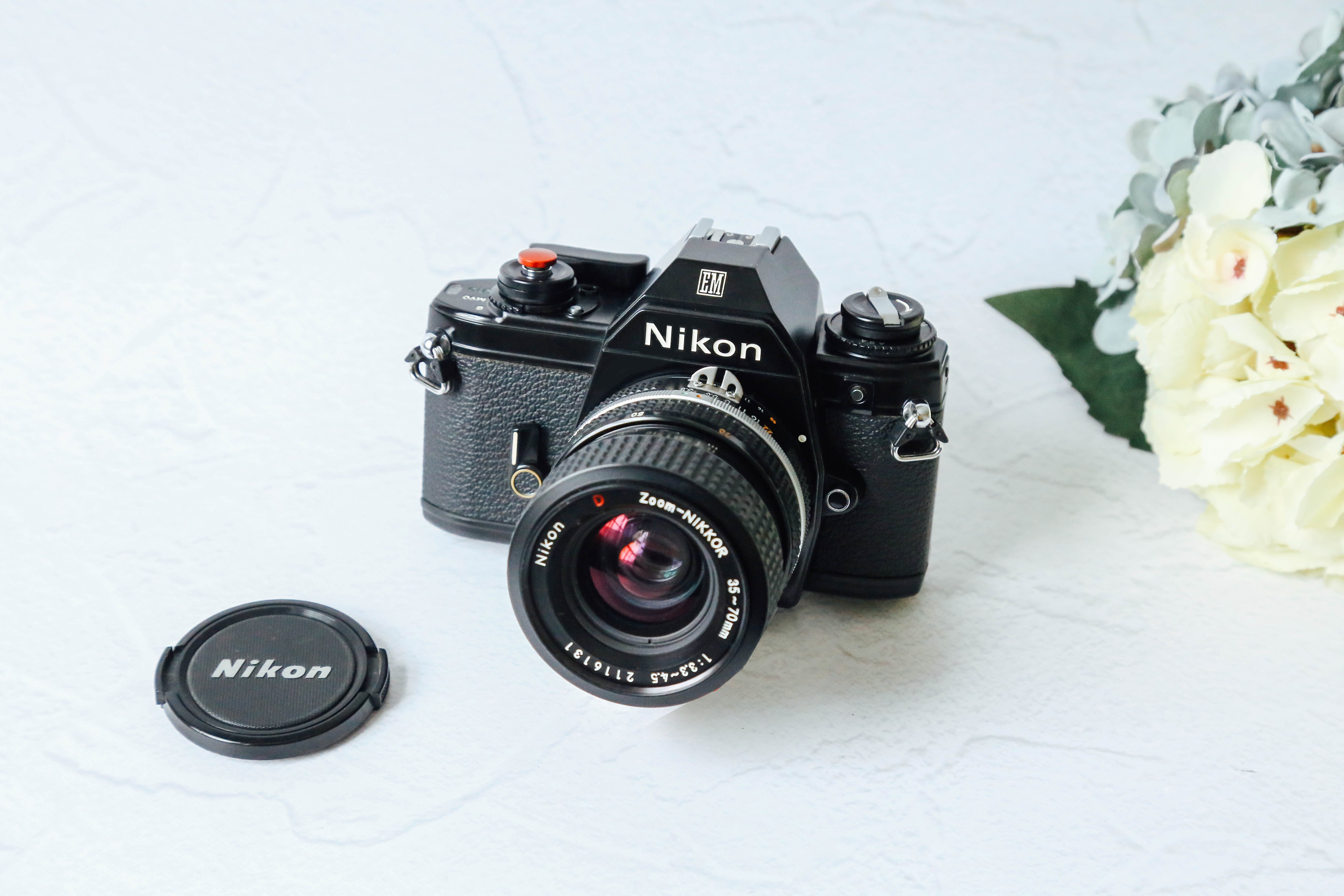ニコン NIKON EM フィルムカメラ Tamron 35-70mm f3.5 Nikon FM with Tamron 35-70mm f3.5 – Reliabilty and