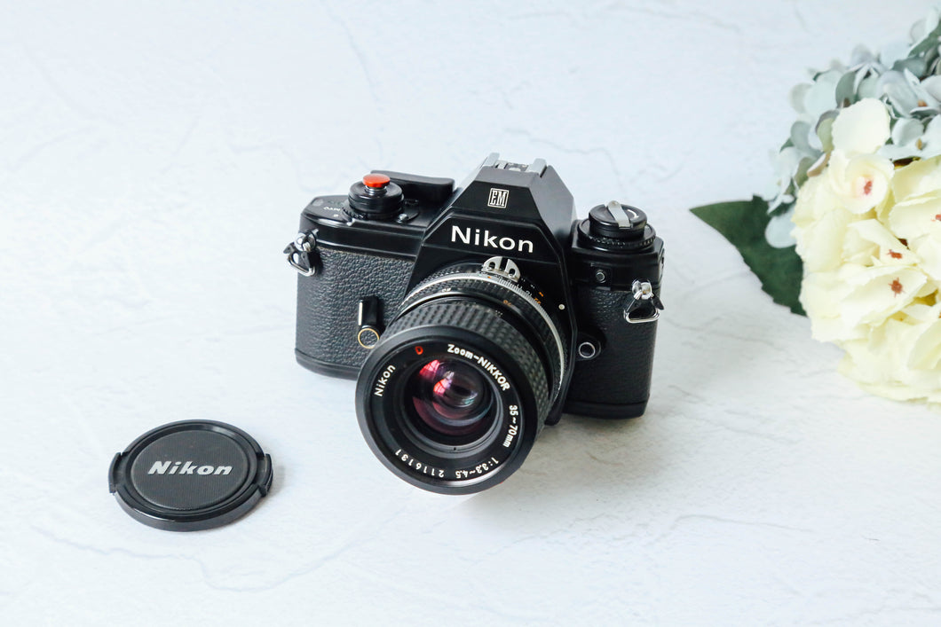 Nikon EM & 35-70mmF3.5-4.5【完動品】初めてのフィルムカメラにおすすめ