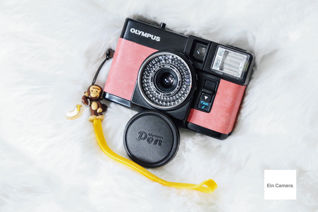 OLYMPUS PEN EF Cherry Blossom🦩【完動品】フラッシュ付きハーフカメラ