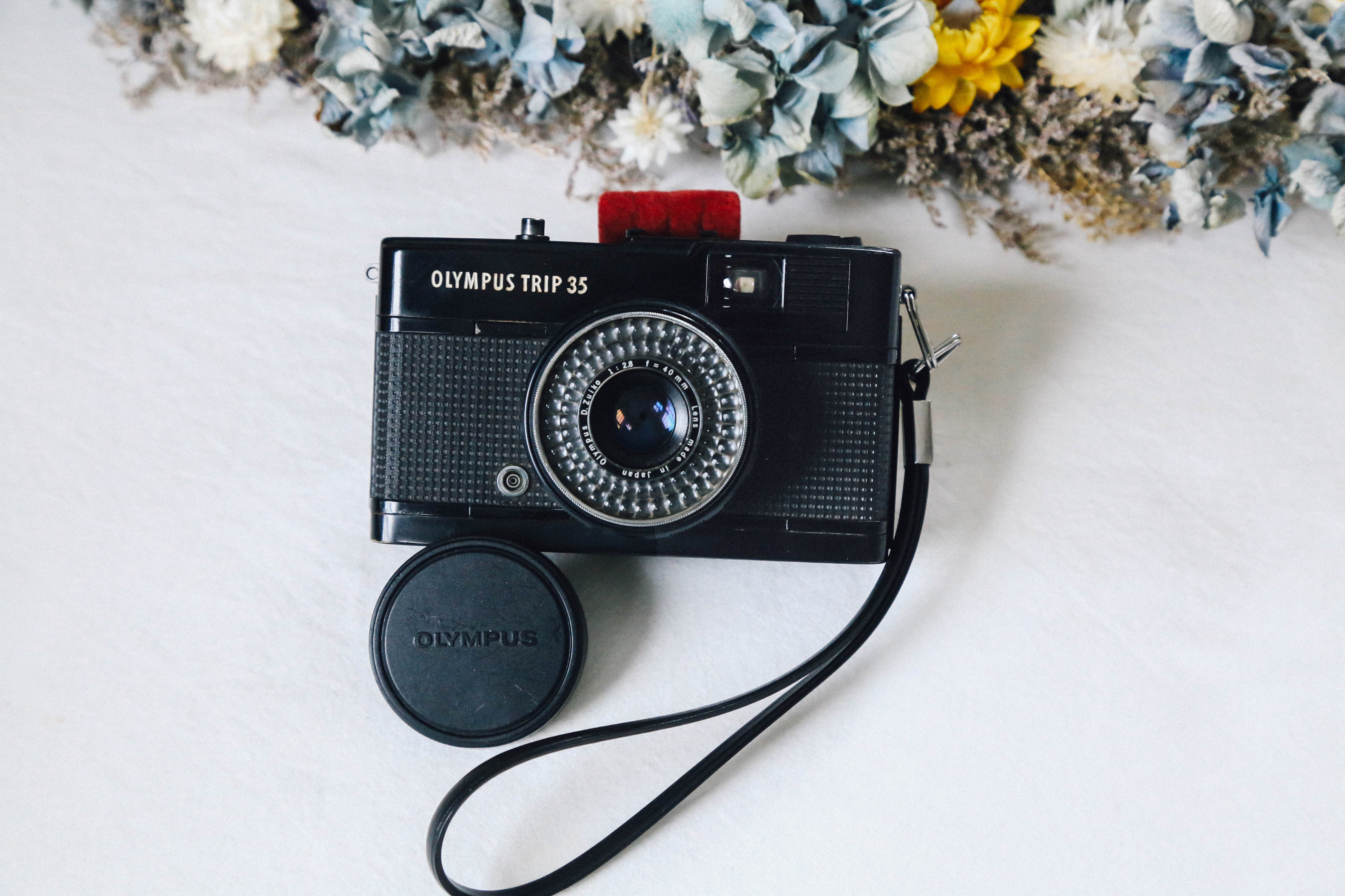 オリンパストリップ35(ブラック OLYMPUS TRIP35 レアなブラックボディ🐦‍⬛【完動品】 – Ein Camera