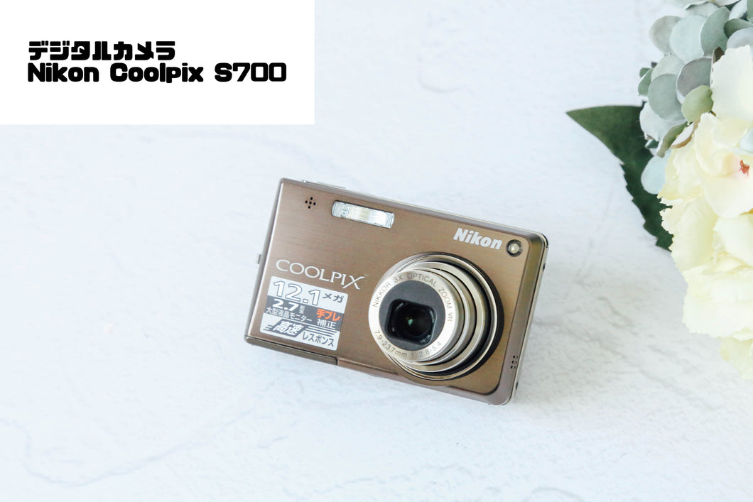 Nikon Coolpix S700【美品❗️】【実写済み】【完動品】付属品フルセット▪️CCDカメラ▪️オールドコンデジ▪️デジタルカメラ
