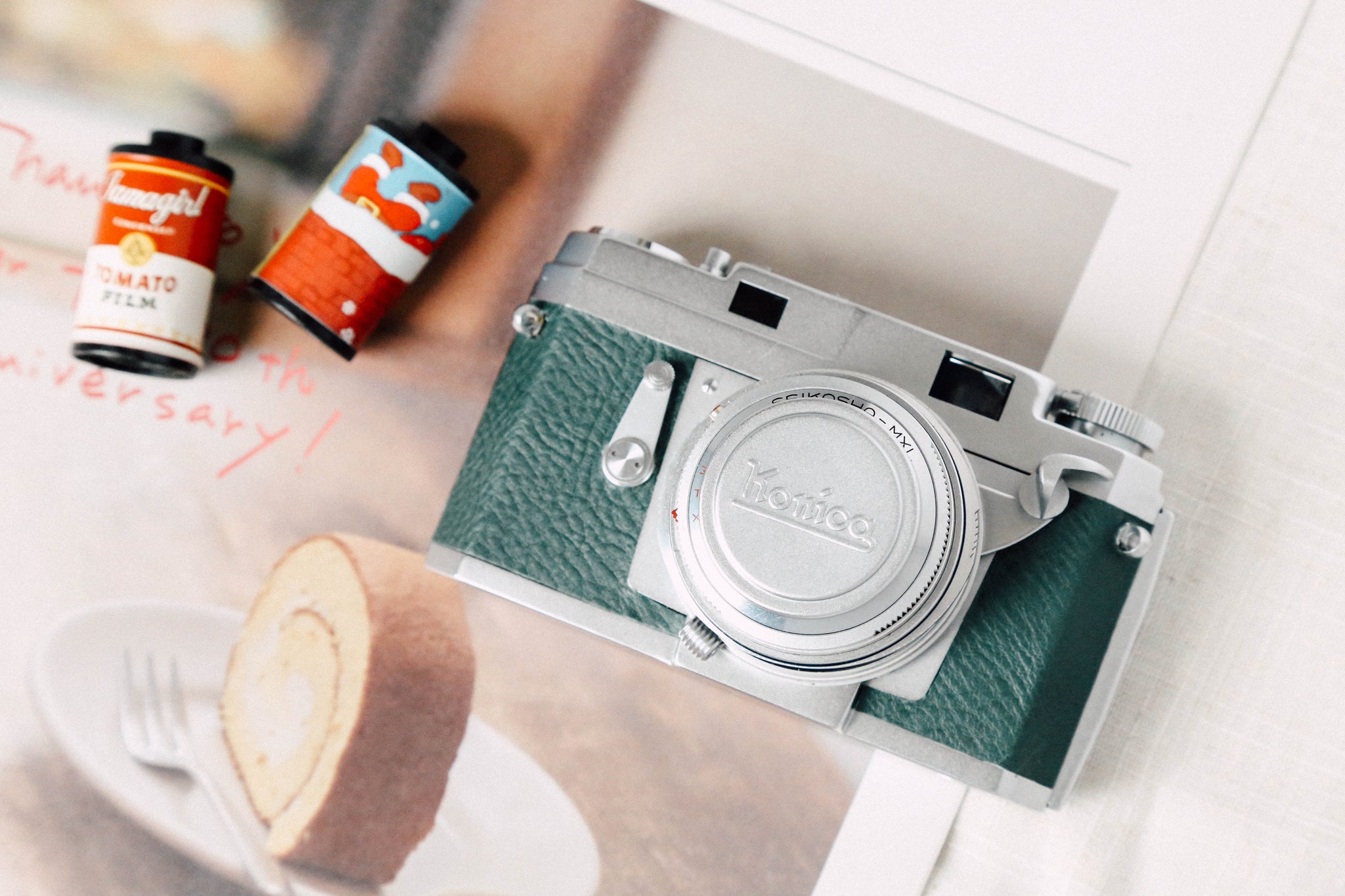 Konica III【完動品】革変更 深緑 – Ein Camera