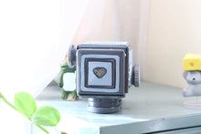 画像をギャラリービューアに読み込む, Rolleiflex Baby 4×4 革張り替えオーダー品【正面ブルー／他5面スカイブルー】※カメラお預かり制作
