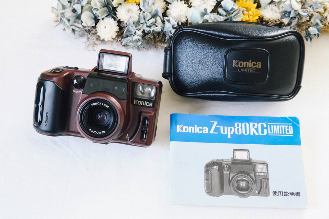 Konica Z-up80 Limited 🎨希少なリミテッドレッドカラー✨説明書＆ケース付き