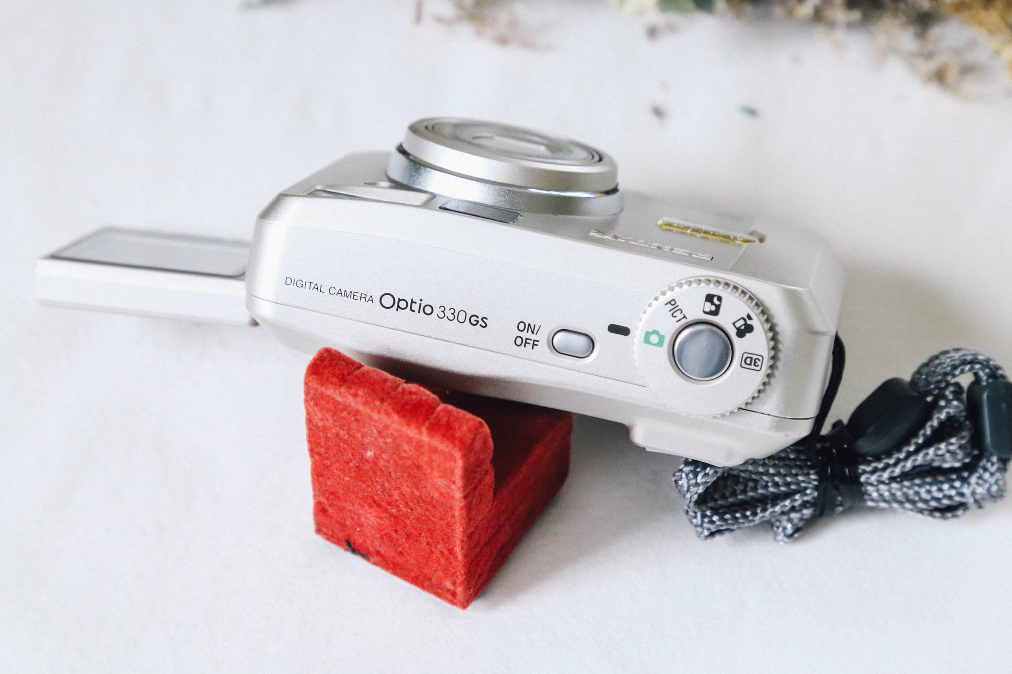 📸PENTAX OPTIO 330GS｜自撮りできるレトロデジカメ✨【完動品