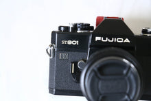 画像をギャラリービューアに読み込む, FUJICA ST801 &amp; FUJINON 50mm F1.4【完動品/希少✨】ブラックボディ｜革変更カスタムオプション有り📸

