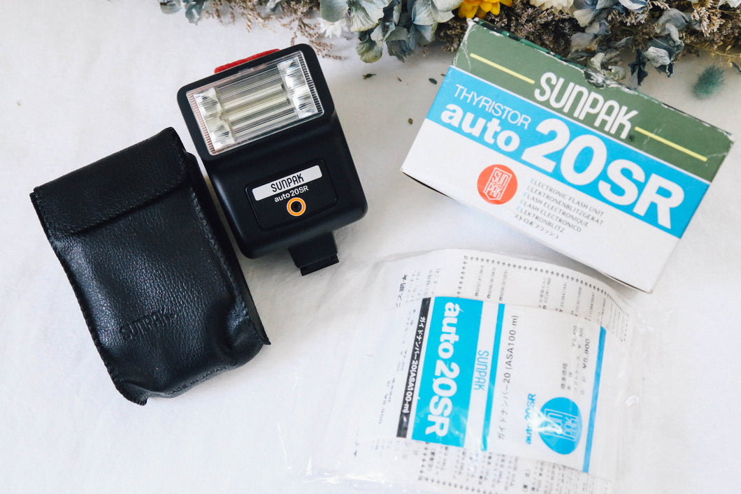 【SANPAK Auto20SR】完動品・美品✨フラッシュ・ストロボ