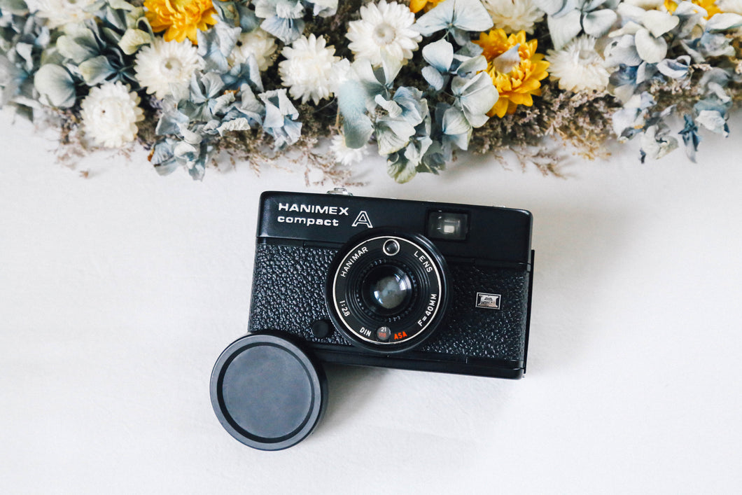 📸 HANIMEX compact A｜おしゃれ＆軽量なコンパクトカメラ✨完動品・希少モデル
