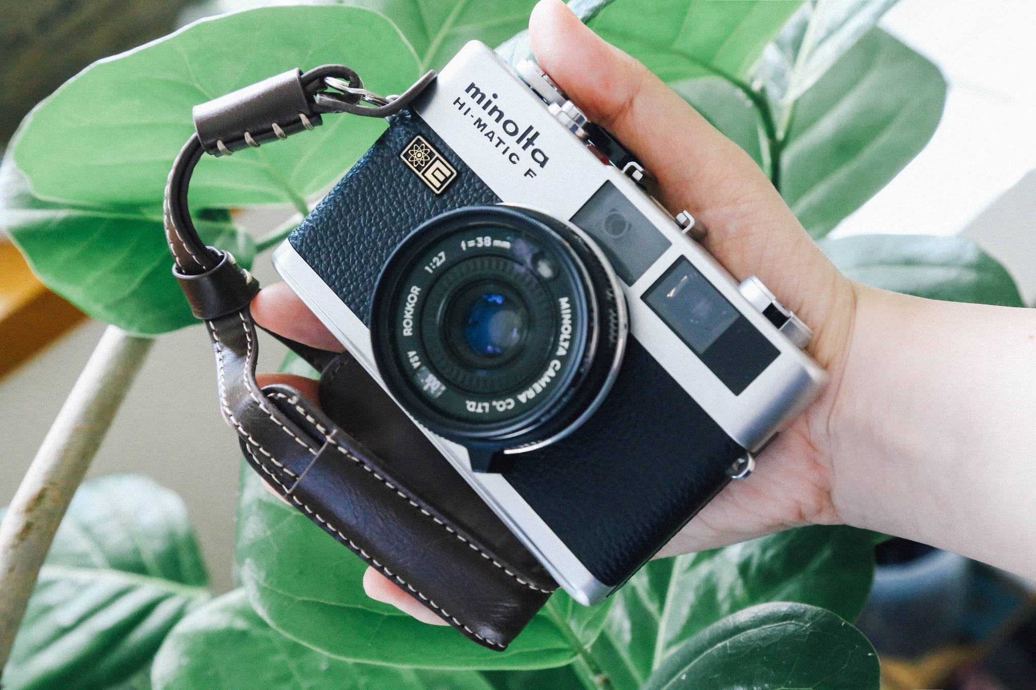 MINOLTAハイマチックレンズファインダーカメラ 試写さんぽ】minolta HI-MATIC F（後期型） レンジファインダー