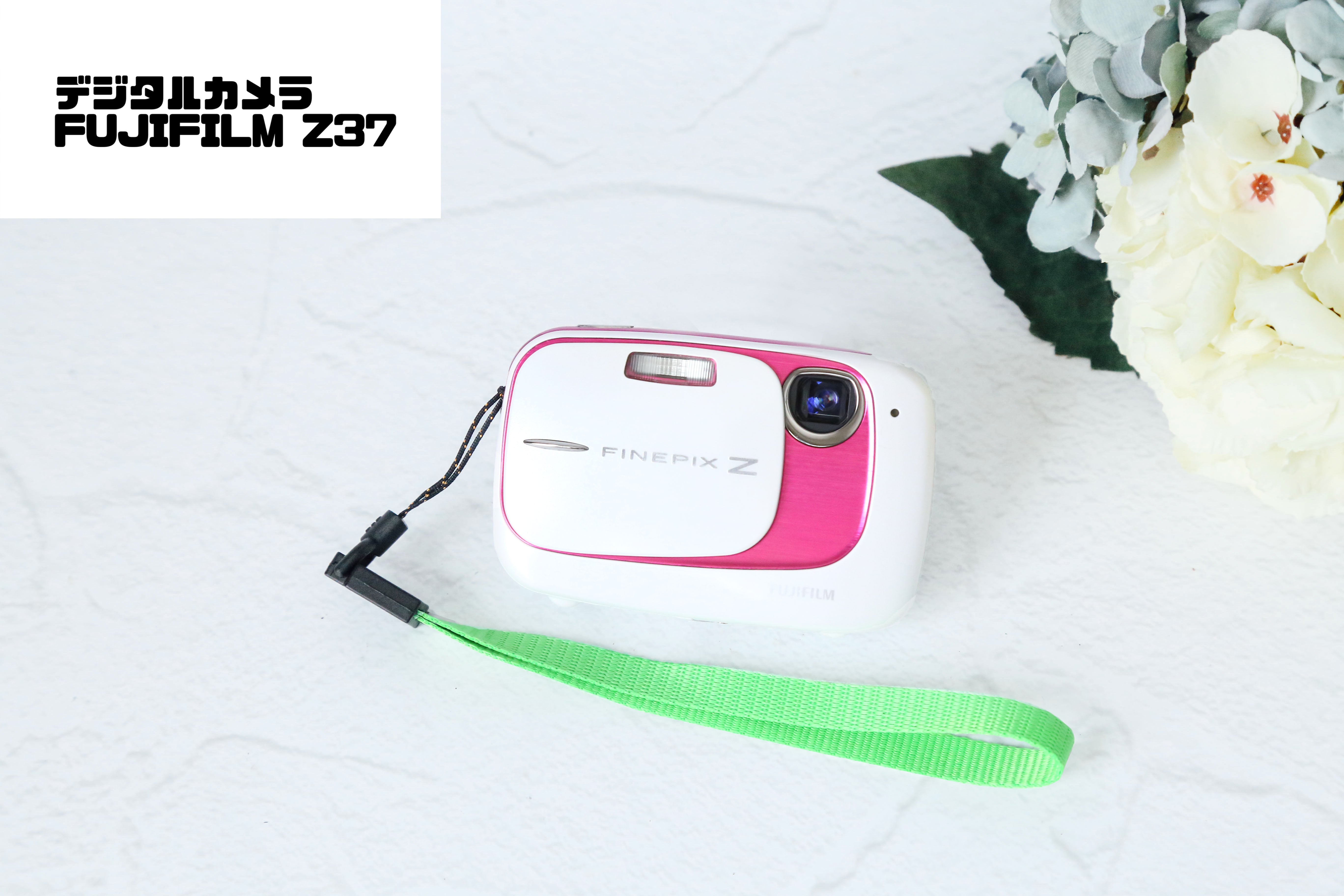 Excellent w/Box ]Fujifilm FinePix Z37 Pink/White 10.0 MP