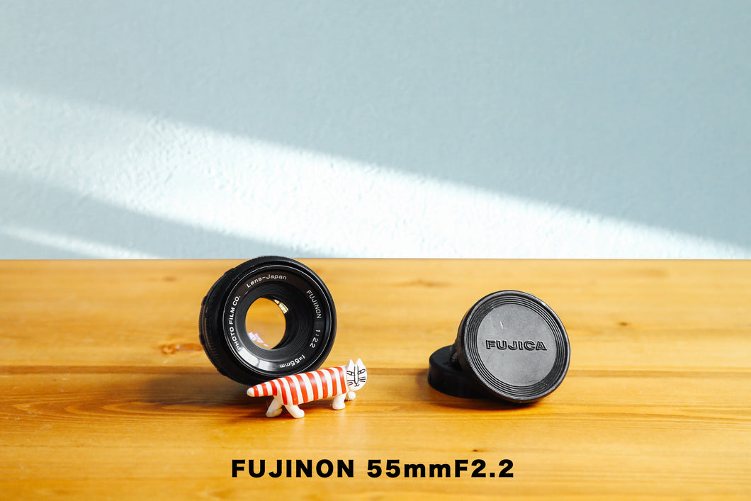 FUJINON 55mmF2.2 バブルボケレンズ【完動品】M42マウント