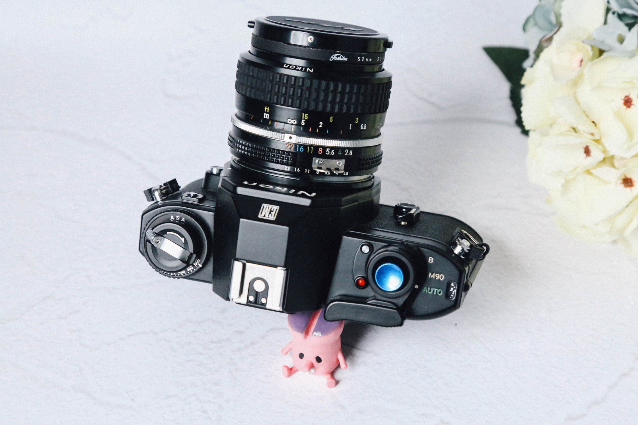 s094□Nikon カメラ EM NIKKOR 28mm 1：3.5レンズ ジャンク品