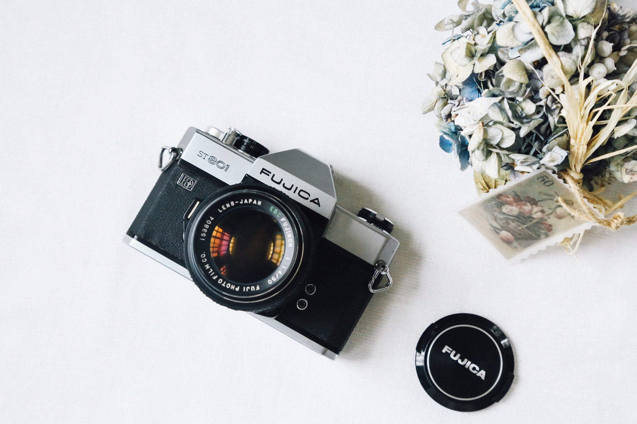 フィルムカメラ FUJICA ST-801 SMC TAKUMAR 50mm F1.4 FUJICA ST801【完動品】状態◎ レンズ50mmF1.4 – Ein Camera