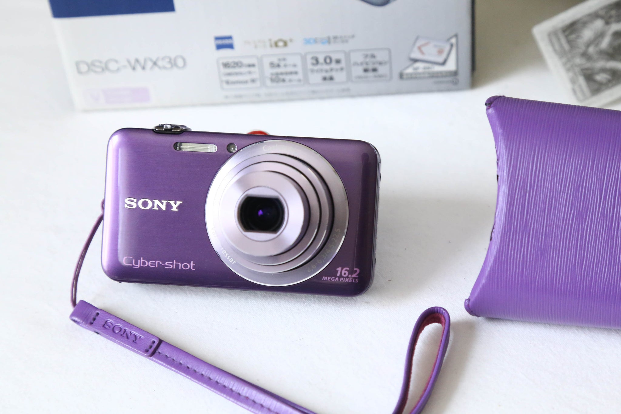 美品 SONY DSC-WX30 Cyber-shot パープル デジカメ SONY Cyber-shot DSC-WX30 パープル【完動品/美品✨】▪️オールド