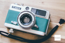 Load image into Gallery viewer, Canon Demi EE-17 グリーンリザード🐊【完動品】▪️オリジナル革張り替え▪️ハーフカメラ
