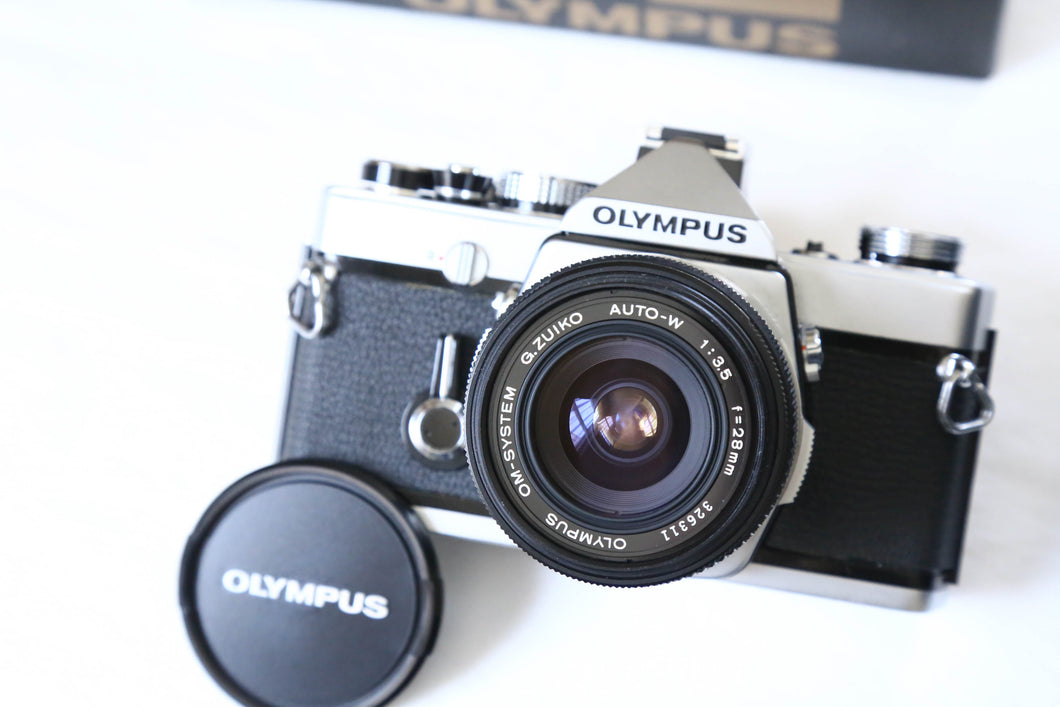 オリンパス　ＯＭ-1 レンズセット　50mm 1.8 28mm 3.5 カメラ OLYMPUS OM-1 28mmF3.5 & 50mmF1.8 2レンズセット【完動品/美品