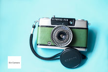 Load image into Gallery viewer, お客様オーダー OLYMPUS PEN EE-3 モスグリーン🌿【革張り替え施工例】オリジナルカスタム
