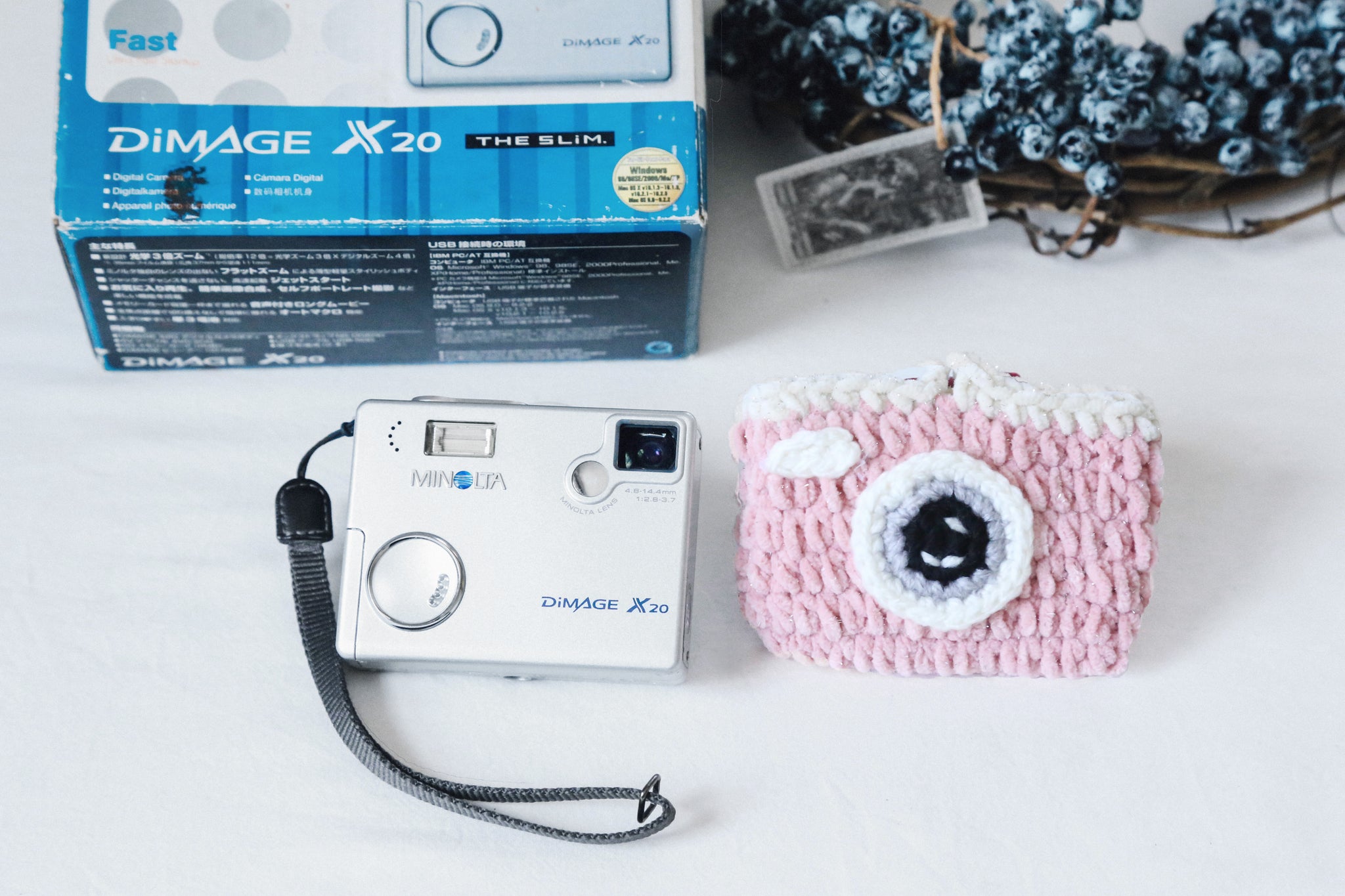 人気！超美★Minolta DiMAGE X20 4.8-14.4mm 単3電池 MINOLTA DiMAGE X20【完動品✨】CCD📸単三電池対応オールドコンデジ