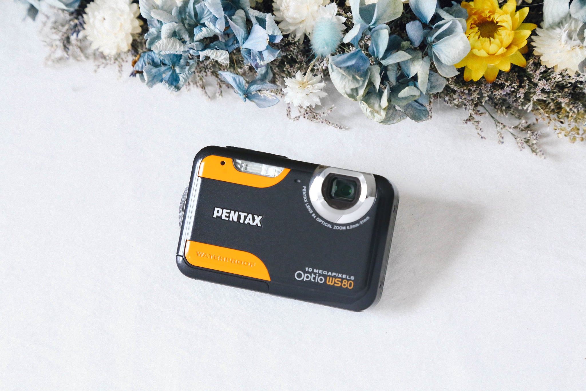 デジカメ　PENTAX Optio WS80 オールドコンデジ　アウトドア PENTAX OPTIO WS80【完動品】防水デジタルカメラ