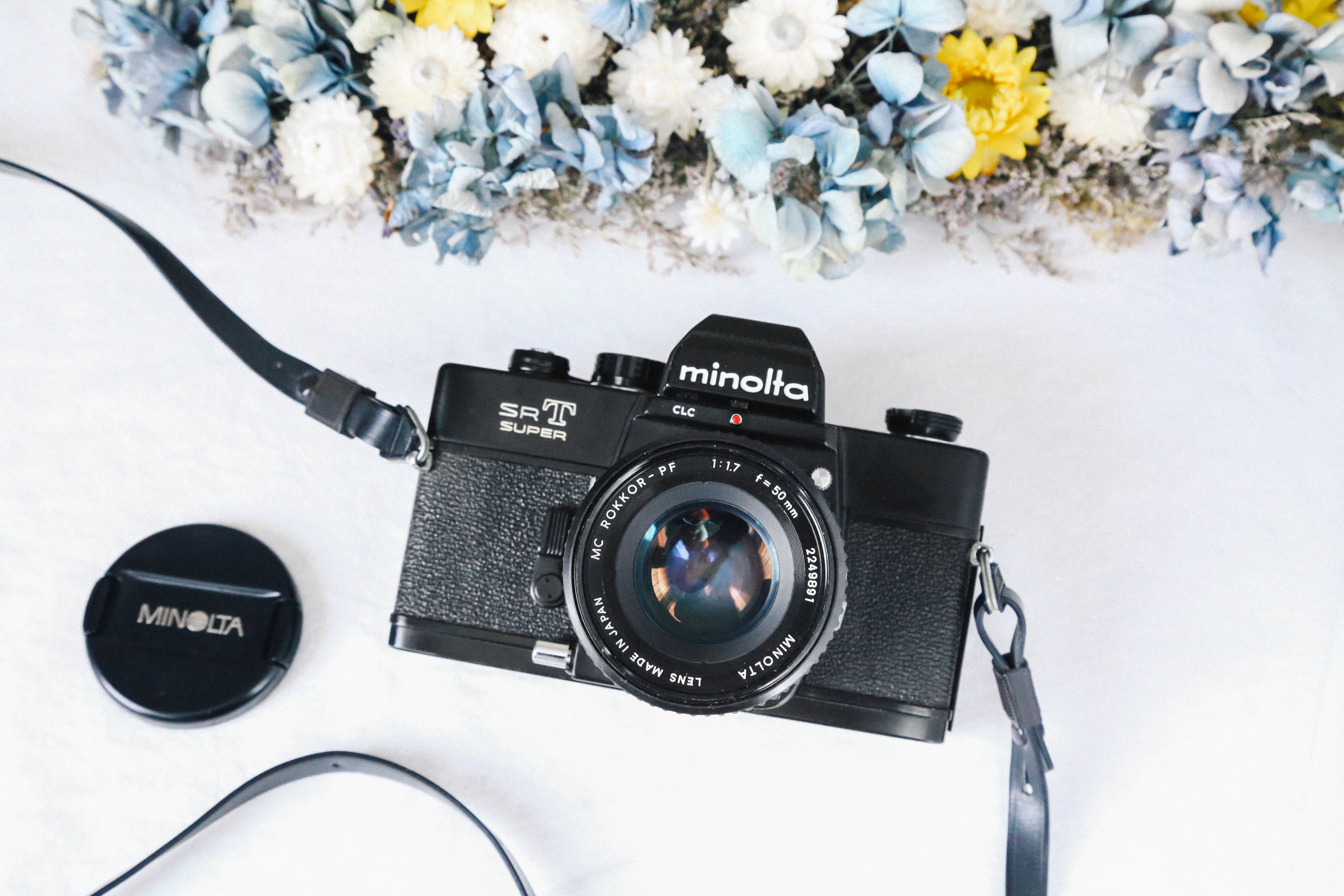 【実写確認済み】ミノルタ Minolta SRT SUPER　ブラック Minolta SRT Super 【希少❗️ブラックボディ🐦‍⬛】【完動品