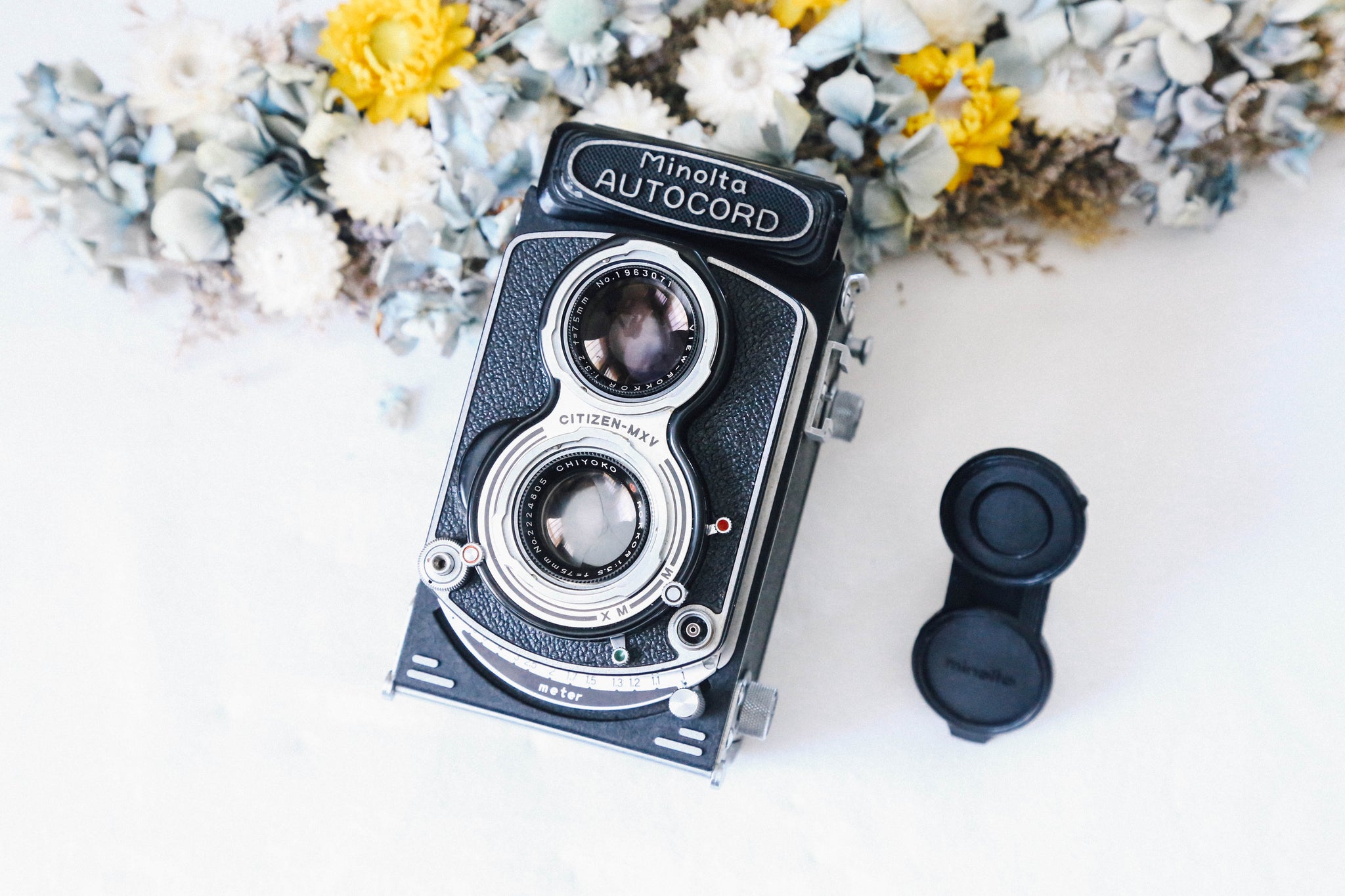 Minolta AUTOCORD 二眼レフカメラ Minolta Autocord【完動品・実写済み】中判フィルムカメラ