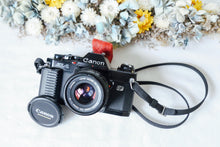 Load image into Gallery viewer, ✨完動品✨ Canon AL-1 単四電池対応 📸 明るい50mm F1.8レンズ付き 🌟 ピント合わせランプ機能付
