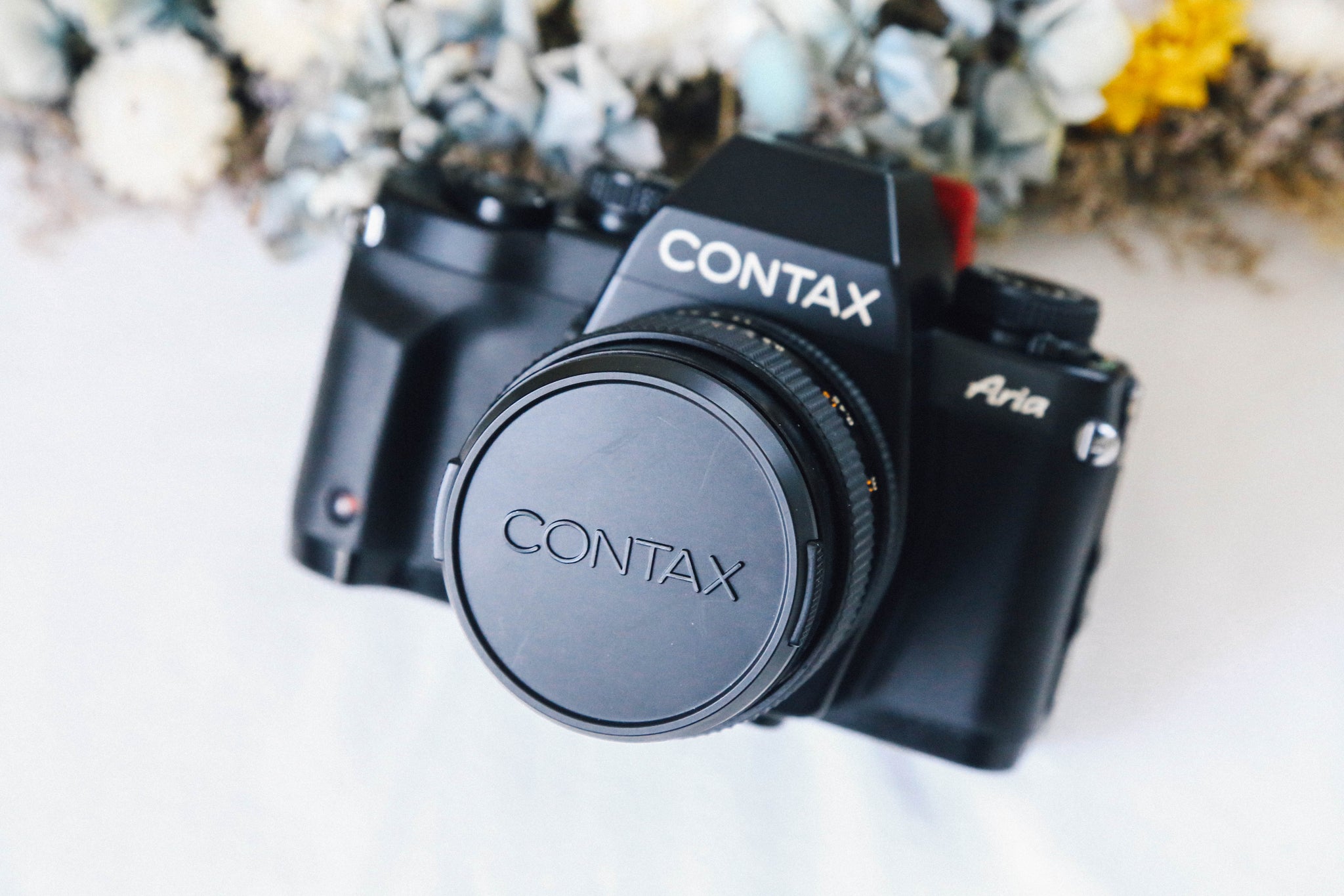 Contax Aria & Planar 50mm F1.4 MMJ & ストラップ付き 実写済み 完動