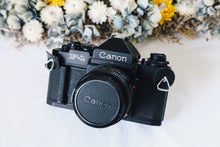 画像をギャラリービューアに読み込む, Canon New F-1 アイレベルファインダー ＆ New FD 50mm F1.4 セット + 純正ストラップ付き
