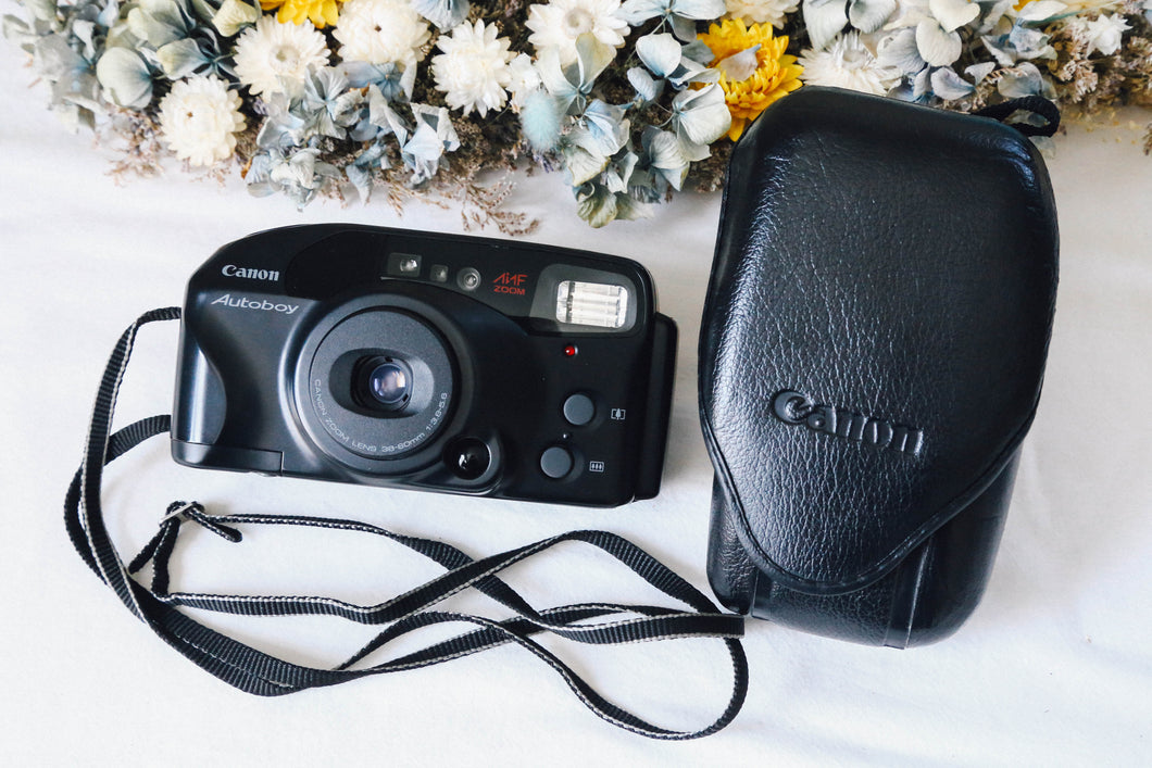 Canon New Autoboy【完動品】箱＆ケースのフルセット❗️状態⭕️全自動コンパクトフィルムカメラ🎞️