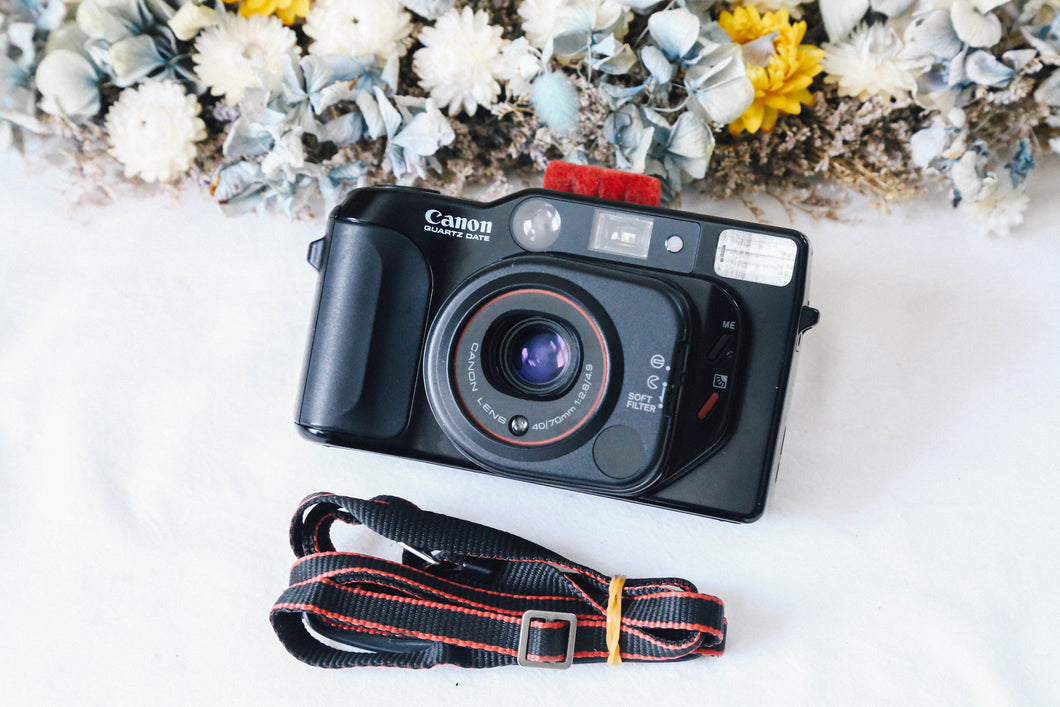 Canon Autoboy TELE　【完動品】全自動・ソフトフィルターや多重露光撮影機能付き❗️