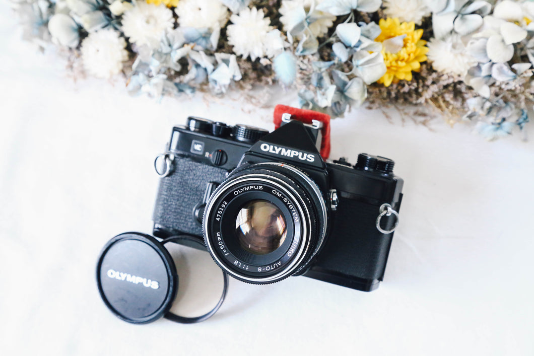 OLYMPUS OM-1 ブラックボディ ✨明るいパンケーキレンズ付き【完動品】🐦‍⬛🥞