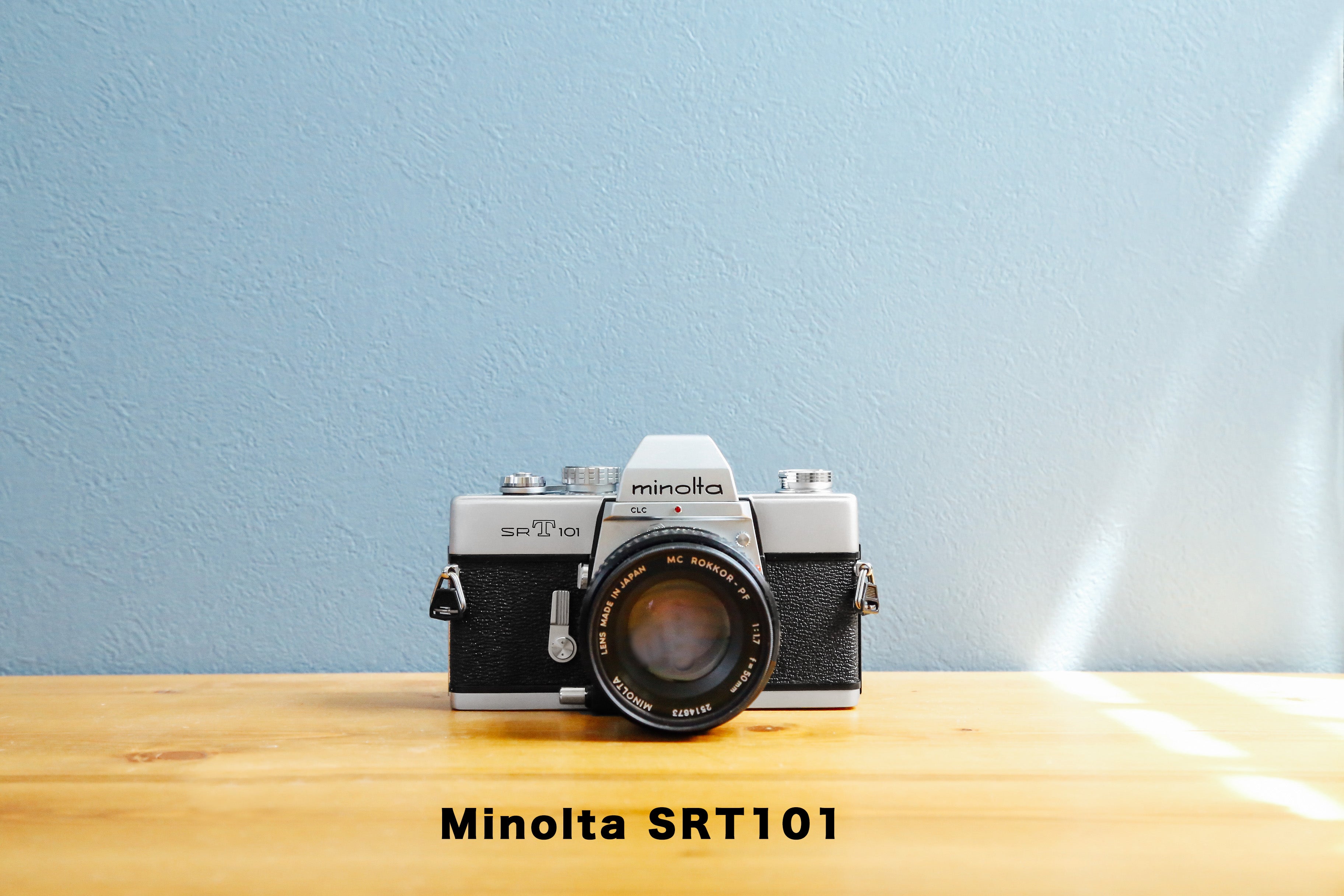 minolta SRT101 ブラックとレンズフィルター