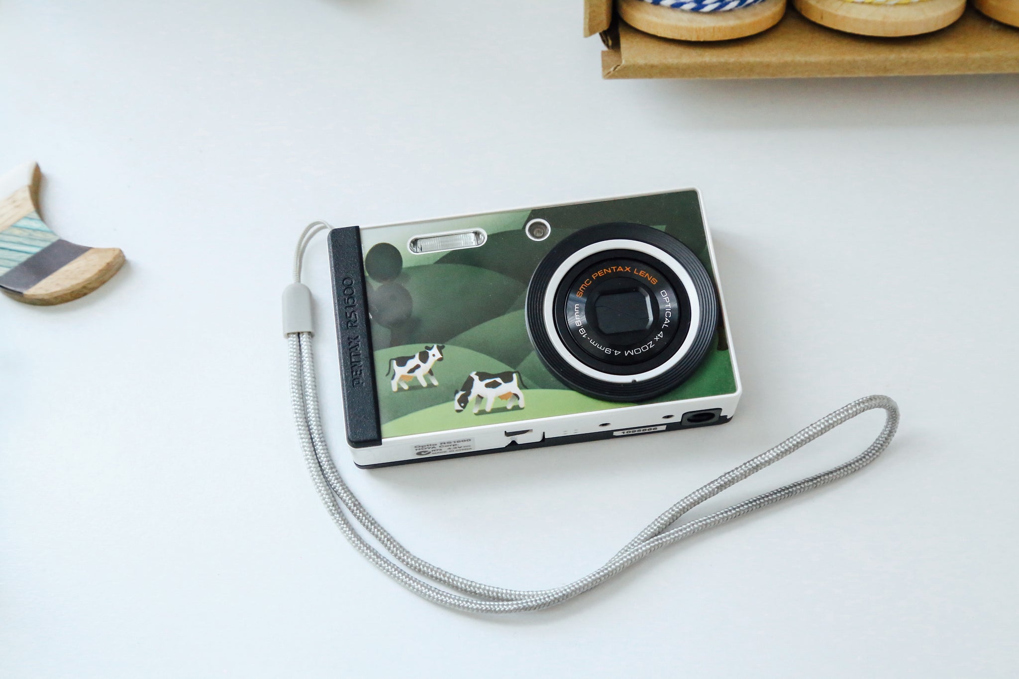 PENTAX Optio RS1500 デジカメ オールド 白 ホワイト - デジタルカメラ