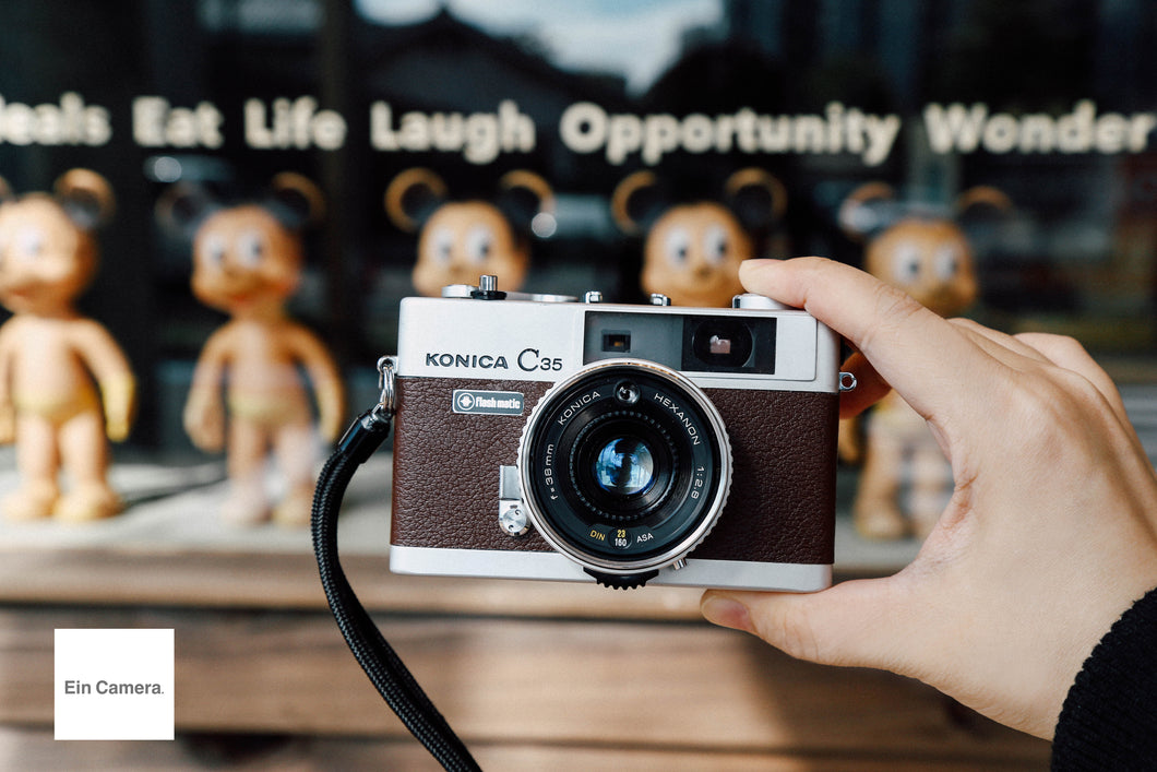 Konica C35 ジャーニーコニカ 🎯 チョコレートブラウン 🍫【完動品・分解清掃済】