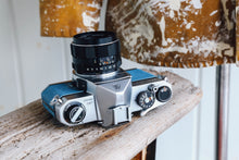 画像をギャラリービューアに読み込む, PENTAX SP(SV)ジーンズ生地👖【完動品】フィルム一眼レフカメラ&amp;明るいタクマーレンズ付き❗️
