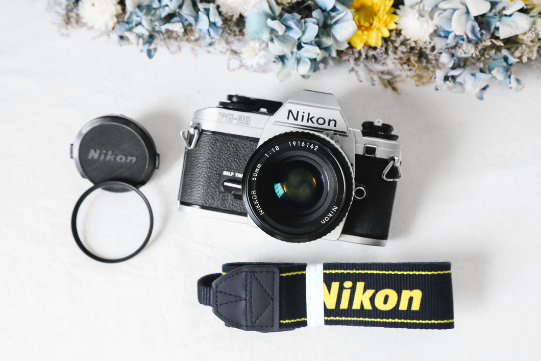 Nikon FG-20 & 50mmF1.8 明るいレンズセット❗️ 【完動品】