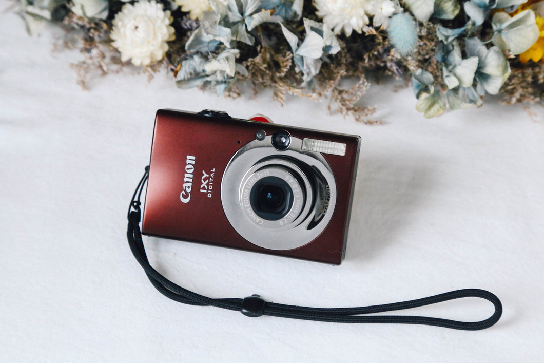 Canon IXY 20 IS レアなブラウンカラー🌰【完動品】軽量・明るいレンズ搭載✨CCDセンサーオールドコンデジ📸